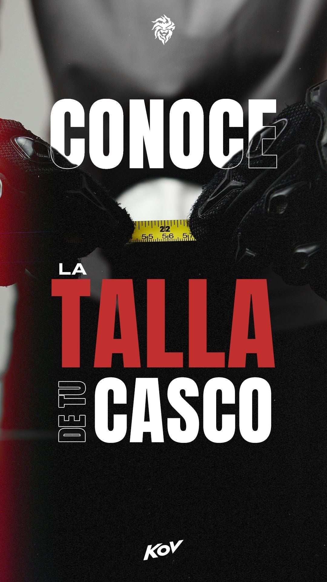 como saber la talla de mi casco de motociclista kov