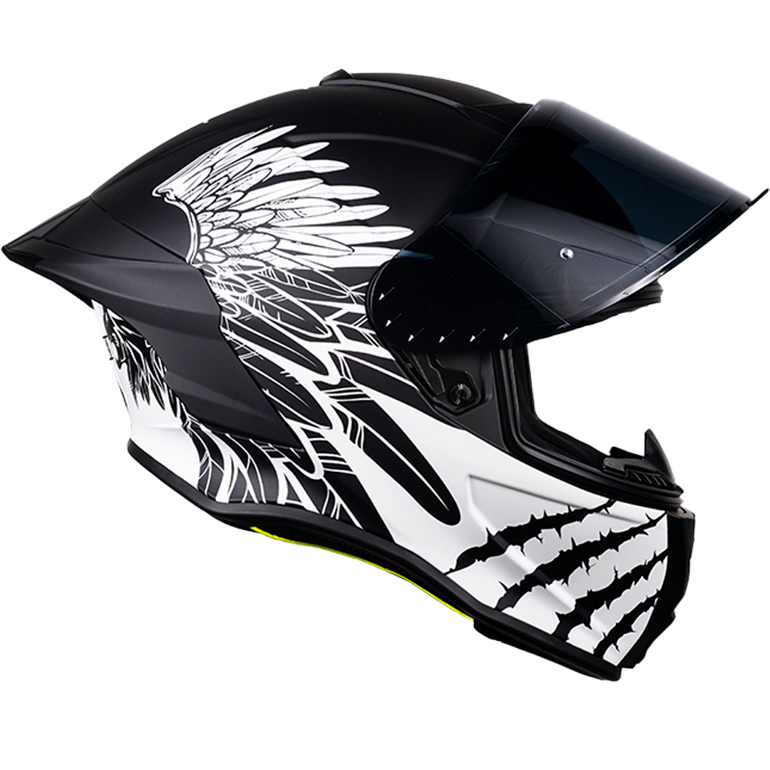 CASCO BUSTER LIBERTY (Fluorescente) Cascos KOV + de motociclista