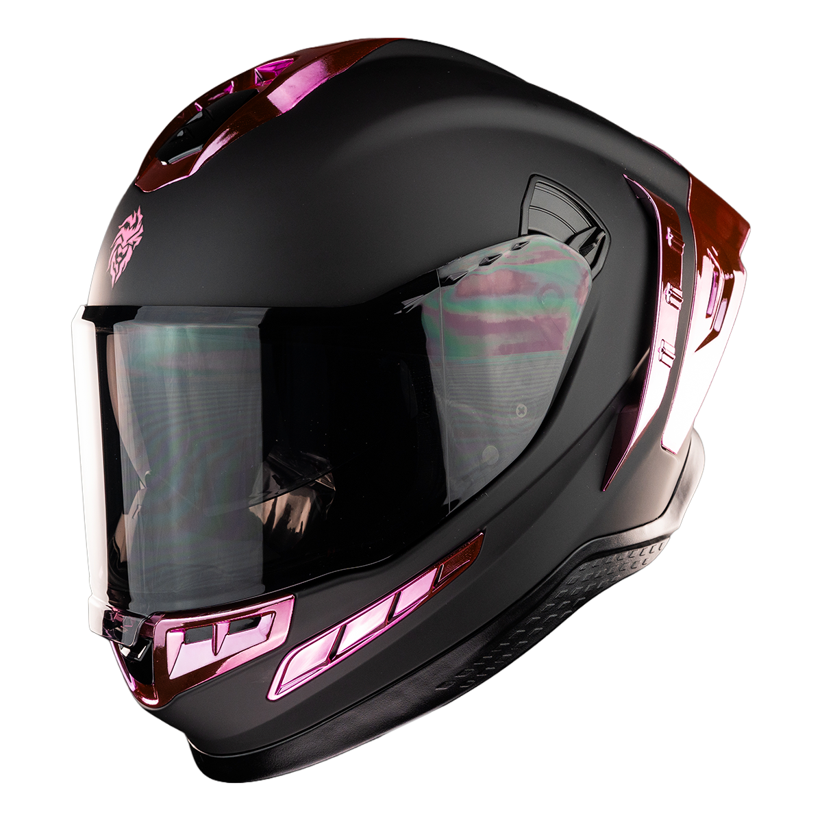 CASCO EKHO NEGRO ROSA