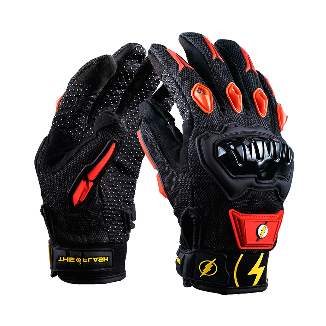 GUANTE DC DELTA THE FLASH Guantes DC + de motociclista