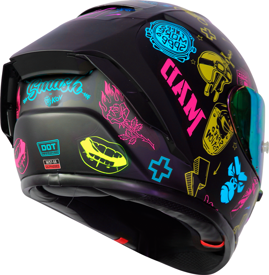 CASCO AIRCUT SMASH COLOR Cascos KOV + de motociclista