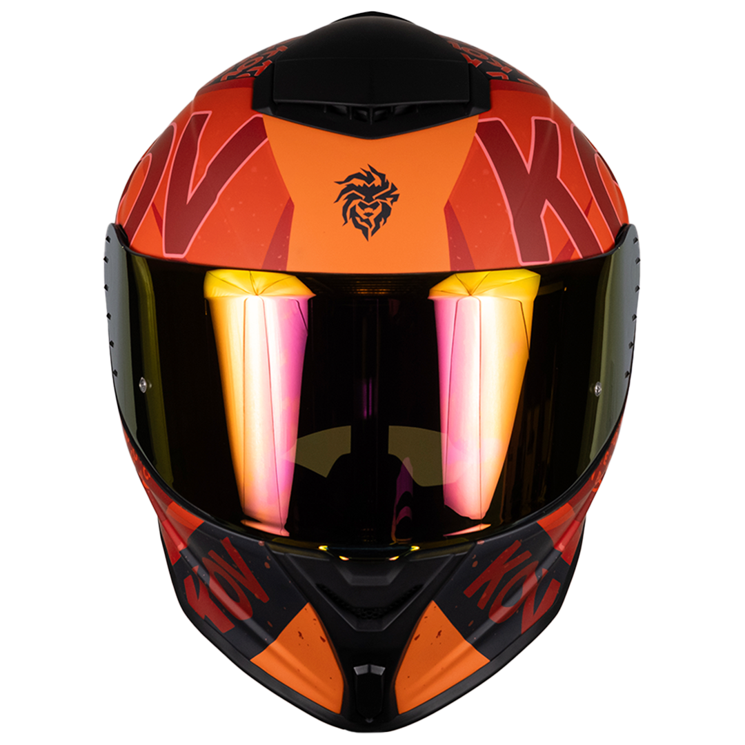 CASCO BUSTER FLOW ROJO Cascos KOV + de motociclista