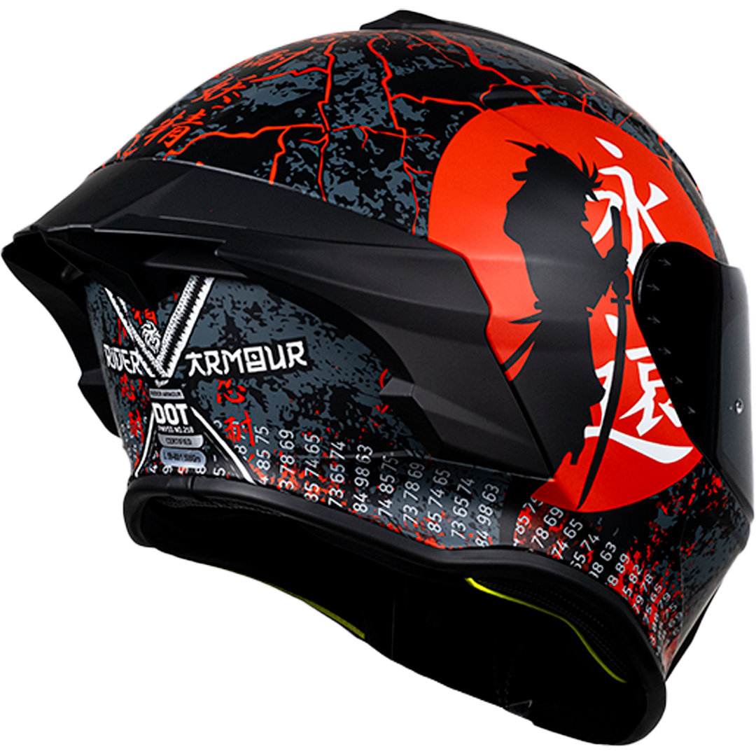 CASCO BUSTER RIDER ARMOUR Cascos KOV + de motociclista