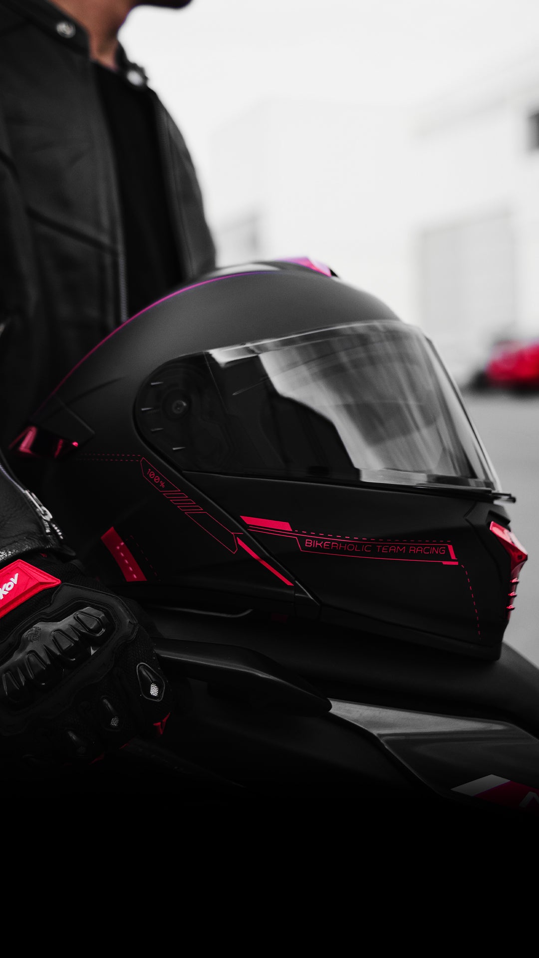 cascos de motociclista abatibles kov
