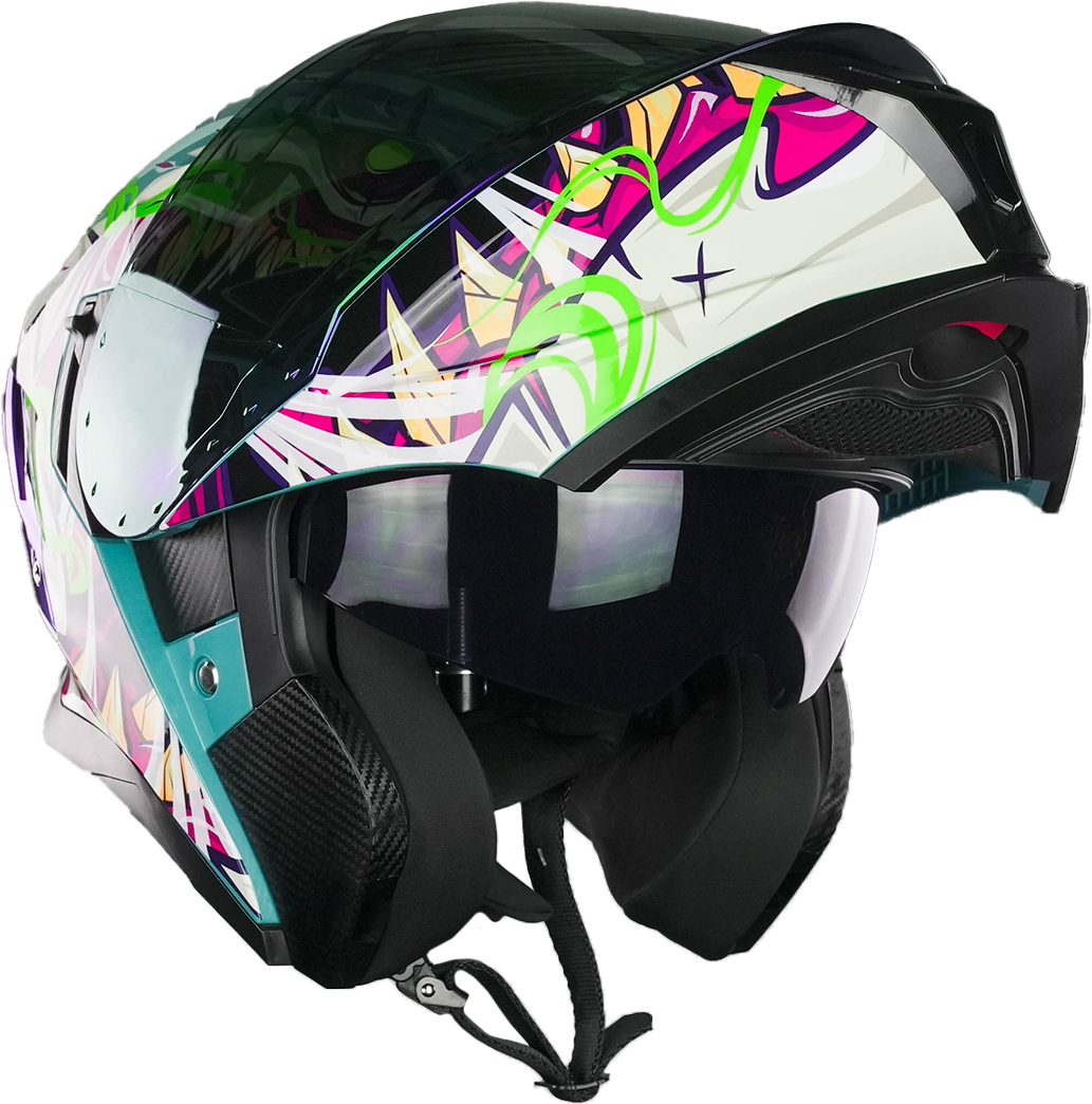 CASCO APOLO SKUALO AZUL Cascos KOV + de motociclista