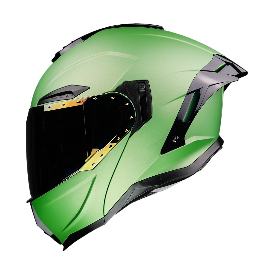 CASCO APOLO VERDE Cascos KOV + de motociclista