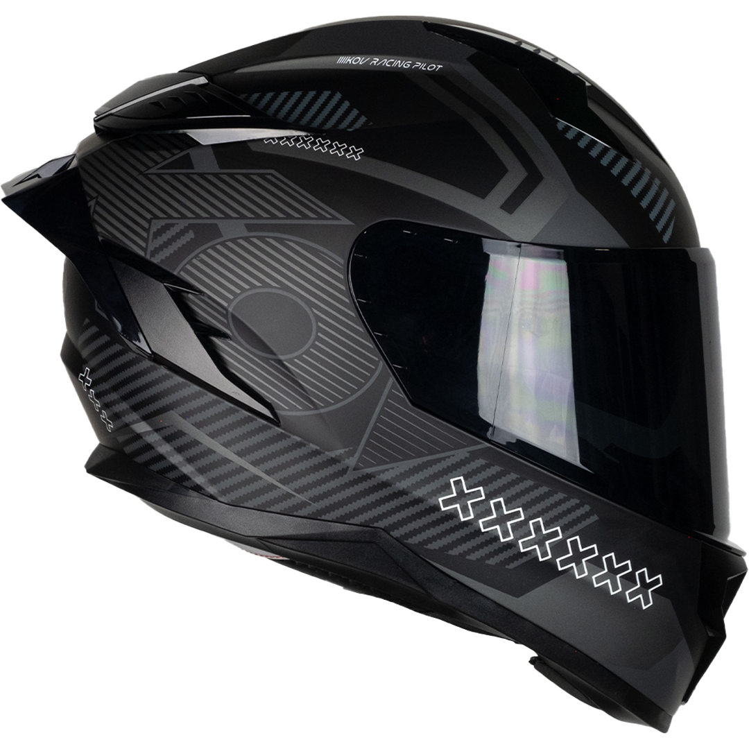 CASCO ARES KNOX NEGRO Cascos KOV + de motociclista