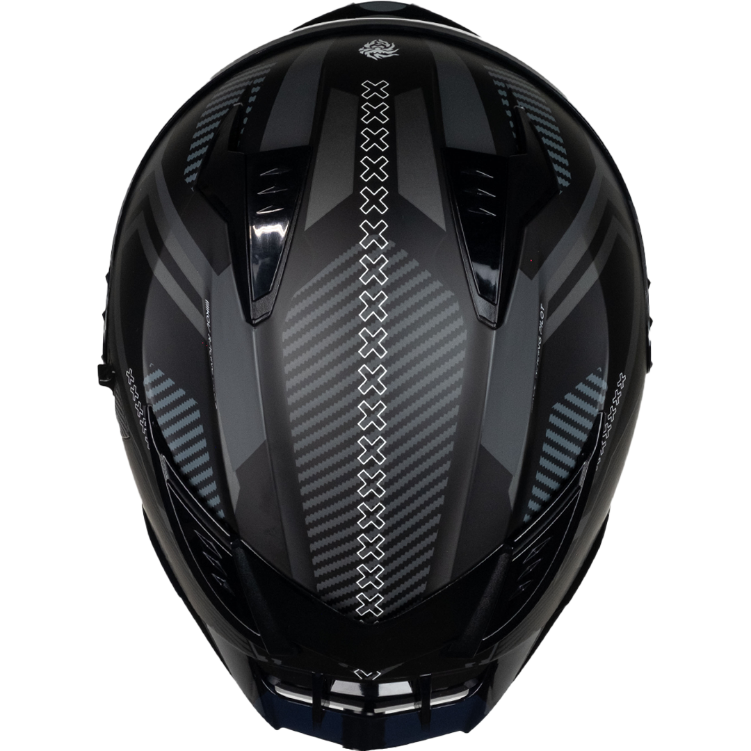 CASCO ARES KNOX NEGRO Cascos KOV + de motociclista