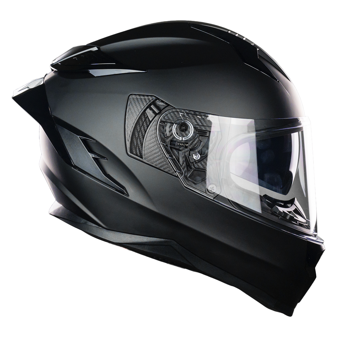 Cascos Certificados Casco Negro Mate Para Moto CASCO X-KOV MAGNETO