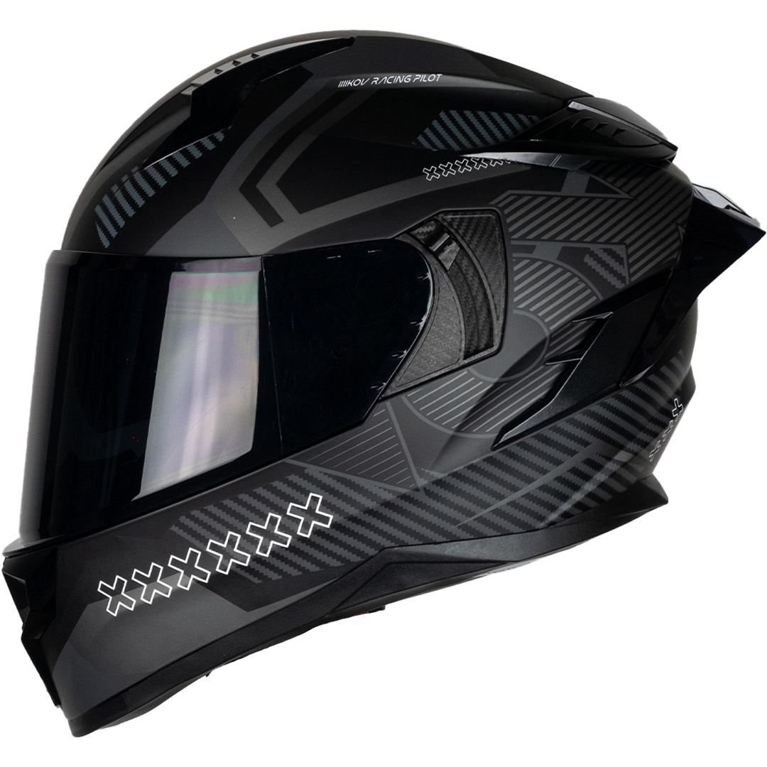 CASCO ARES KNOX NEGRO Cascos KOV + de motociclista