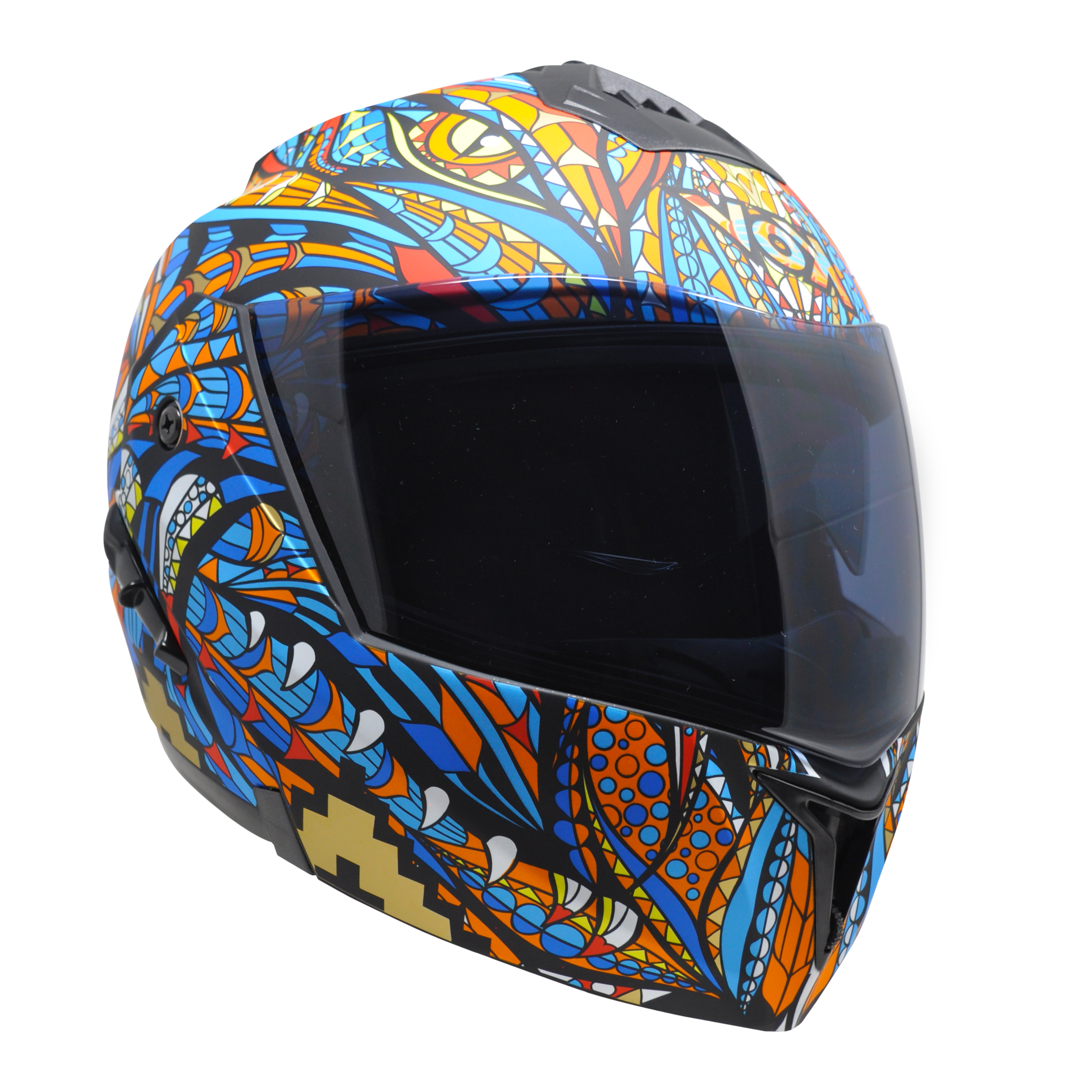 CASCO STEALTH ALEBRIJE AZUL Cascos KOV + de motociclista