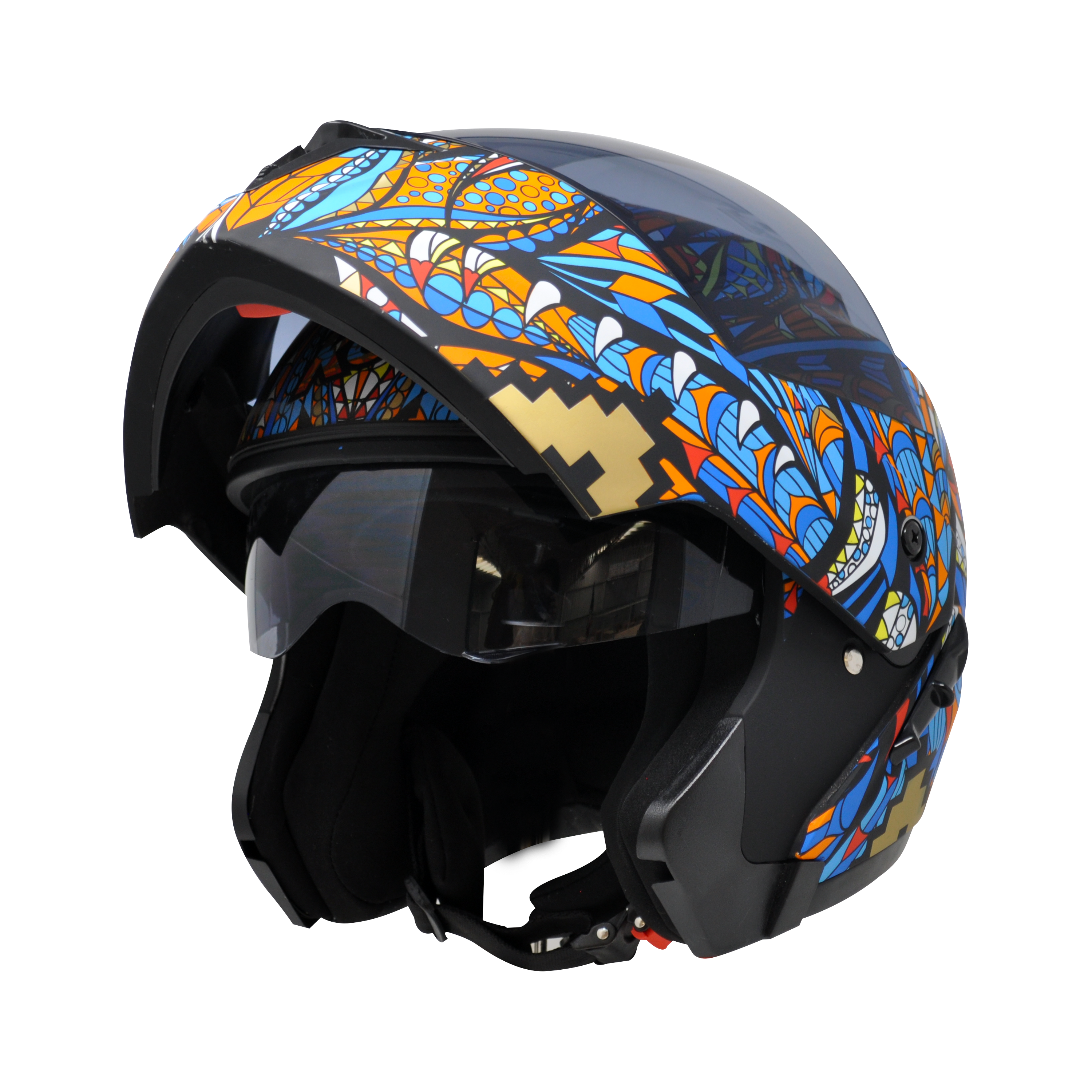 CASCO STEALTH ALEBRIJE AZUL Cascos KOV + de motociclista
