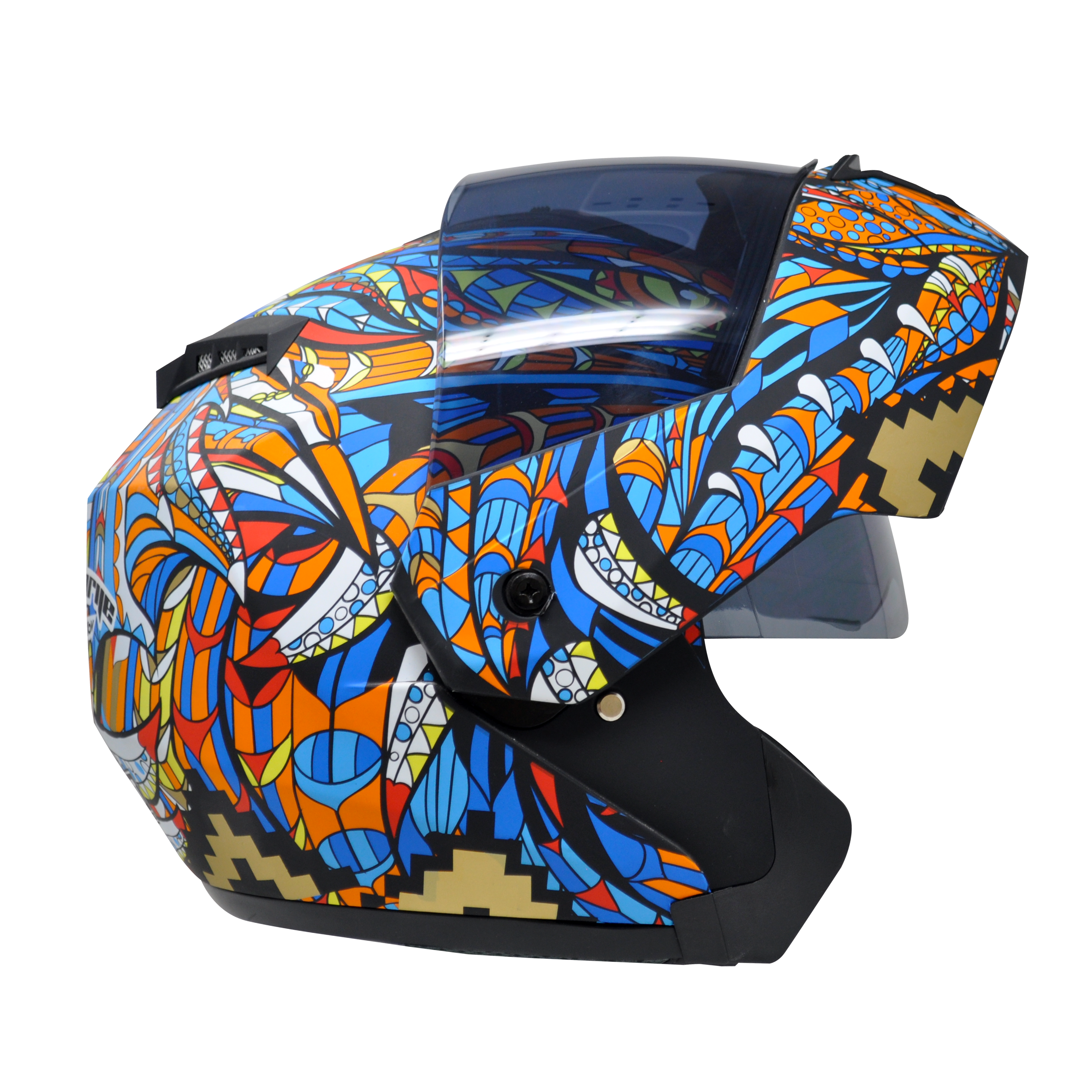 CASCO STEALTH ALEBRIJE AZUL Cascos KOV + de motociclista