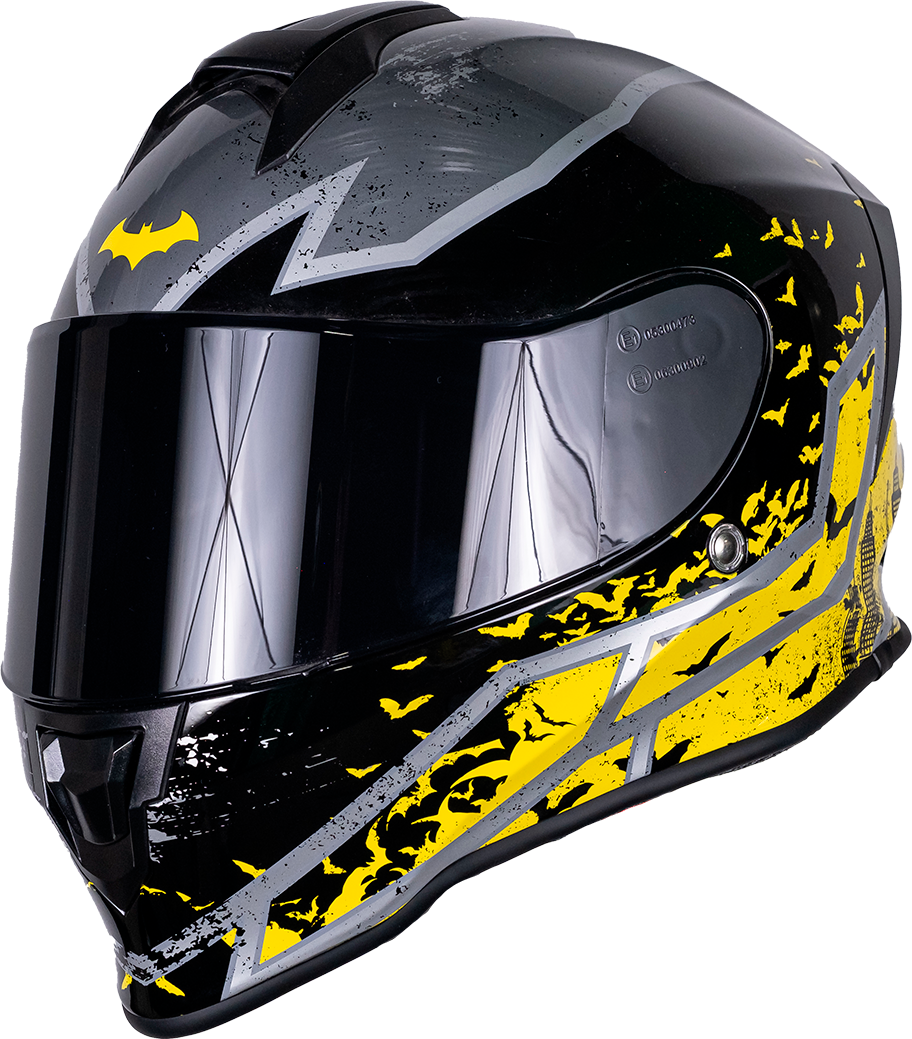 CASCO KROON DC BATMAN AMARILLO Cascos KOV + de motociclista