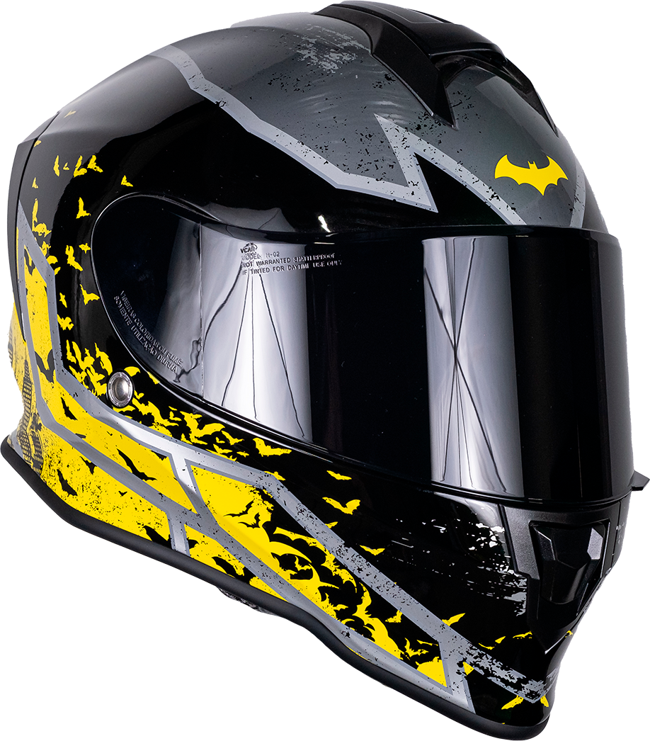 CASCO KROON DC BATMAN AMARILLO Cascos KOV + de motociclista