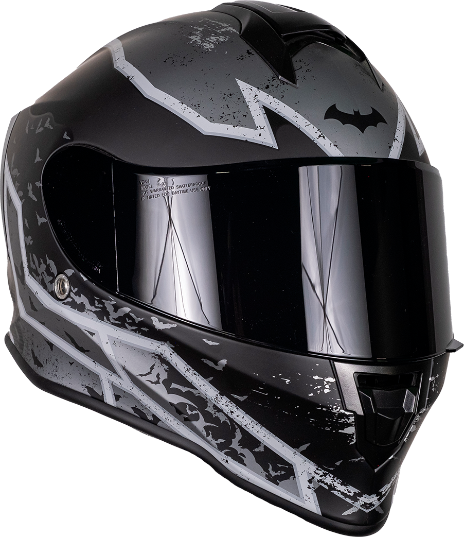 CASCO KROON DC BATMAN GRIS Cascos KOV + de motociclista