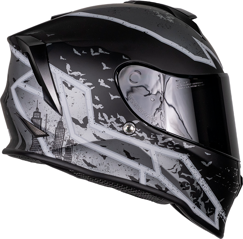 CASCO KROON DC BATMAN GRIS Cascos KOV + de motociclista