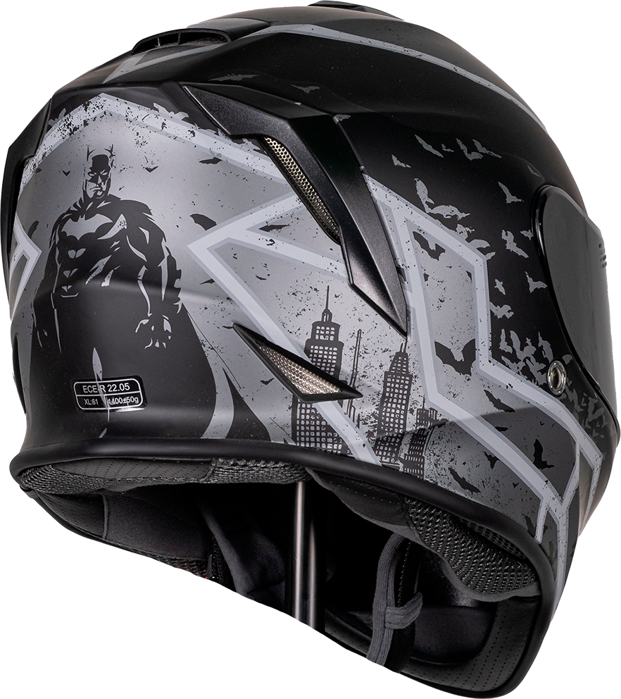 CASCO KROON DC BATMAN GRIS Cascos KOV + de motociclista