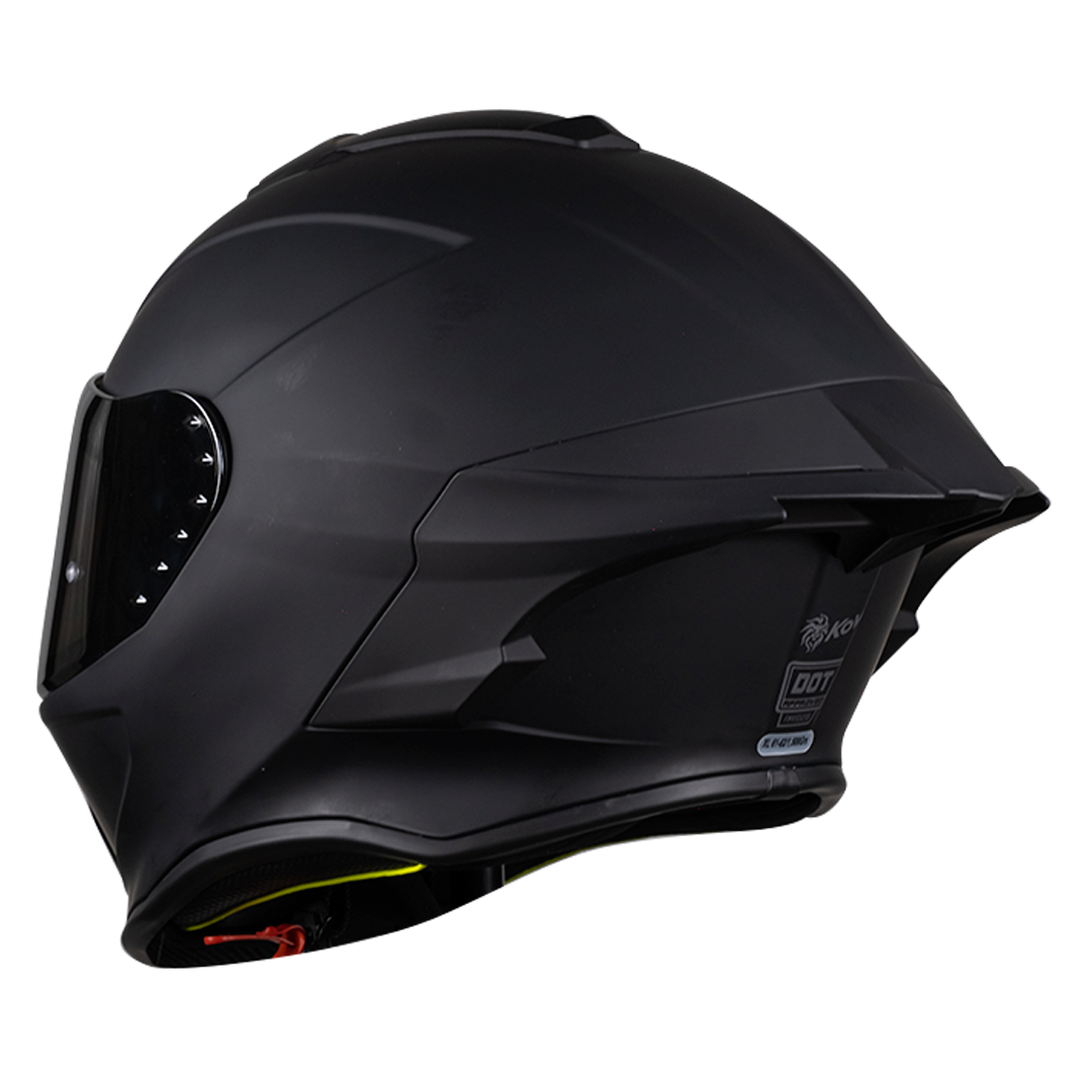 CASCO BUSTER NEGRO Cascos KOV + de motociclista