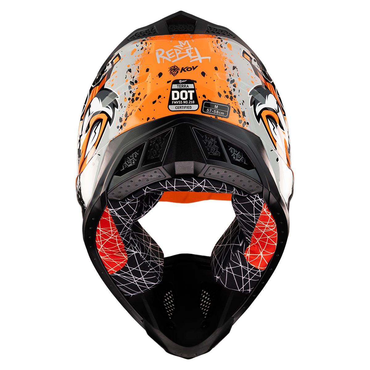 CASCO CROSS TERRA REBEL KOV + de motociclista