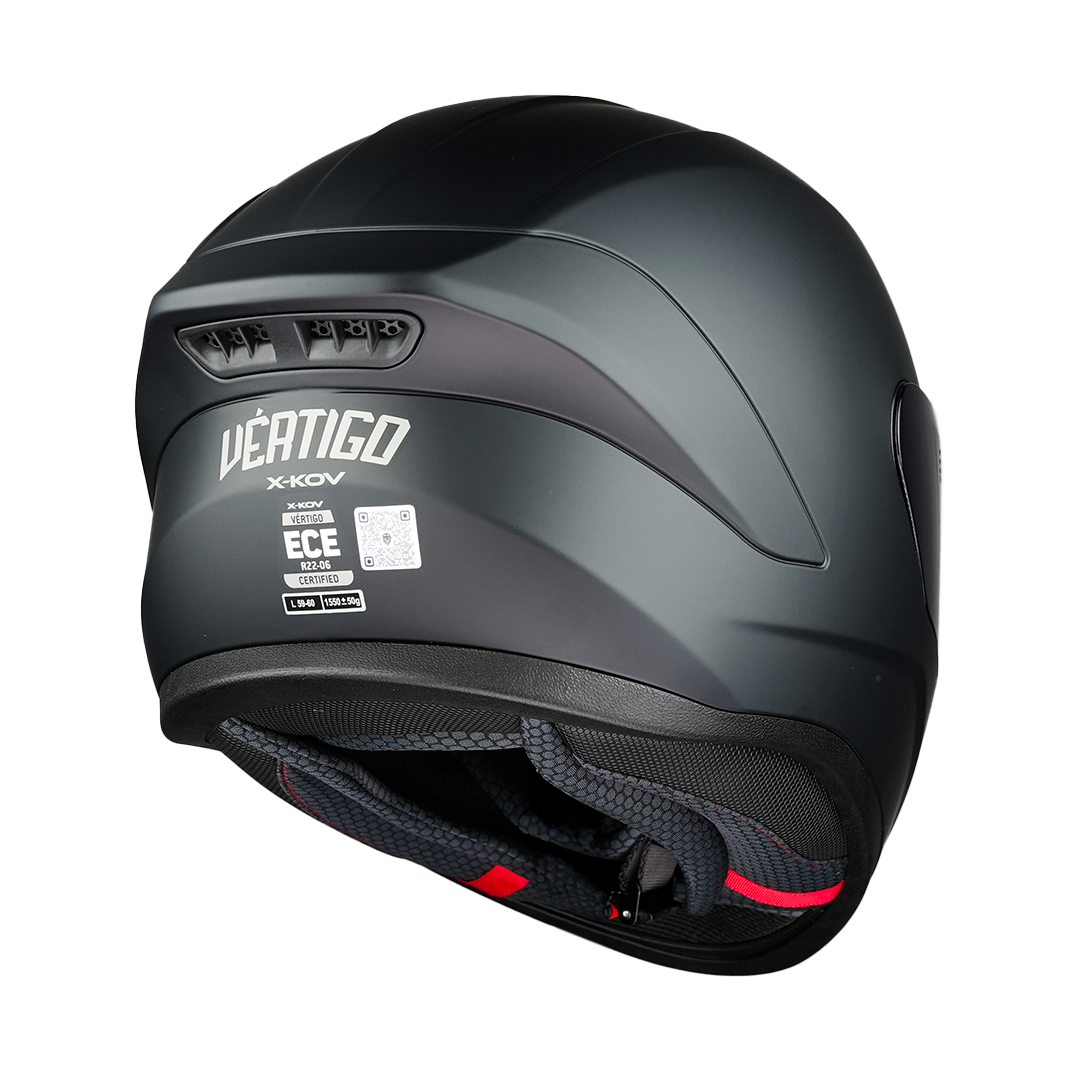 CASCO VERTIGO NEGRO MATE Cascos X-KOV + de motociclista