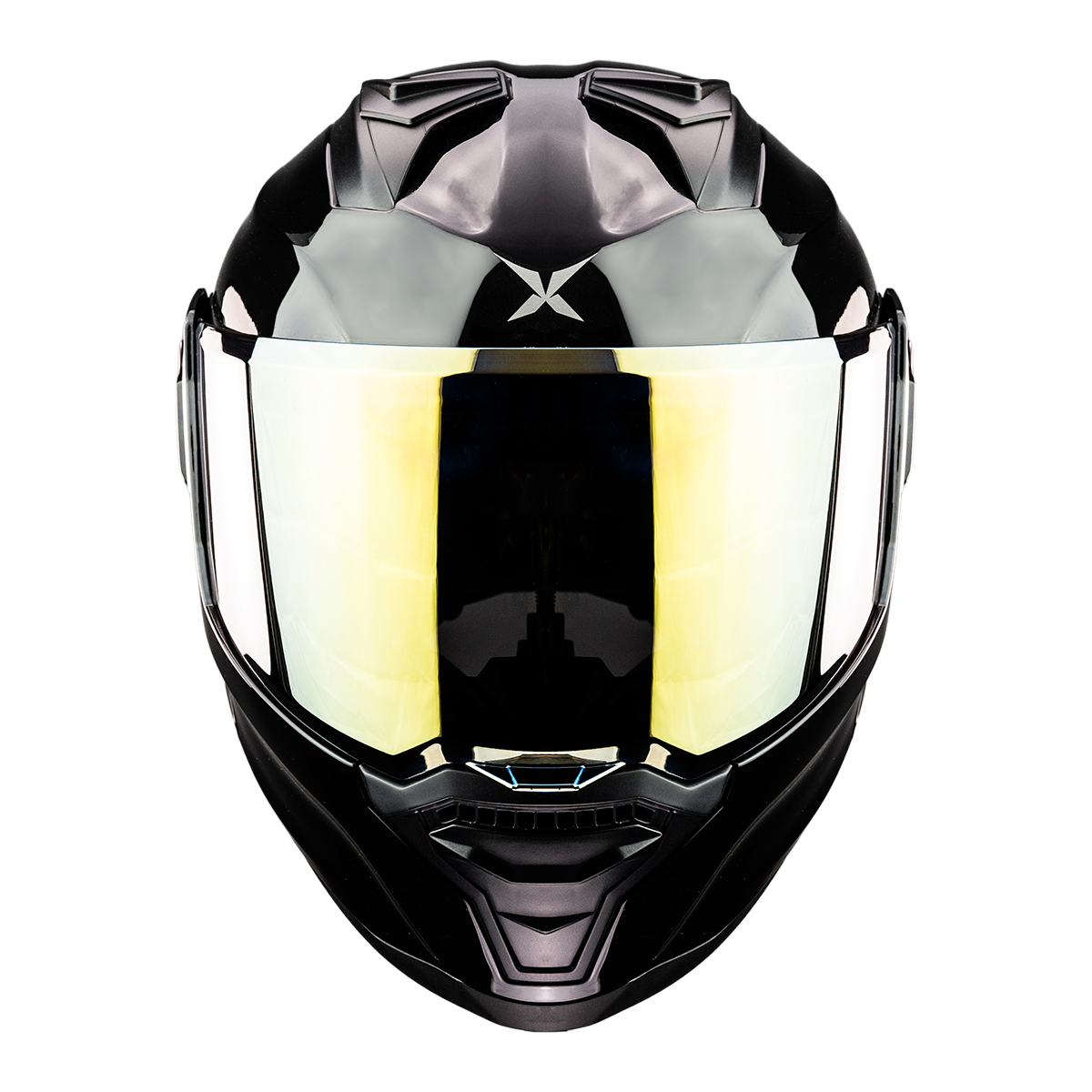 CASCO ALPHA NEGRO GLOSSY