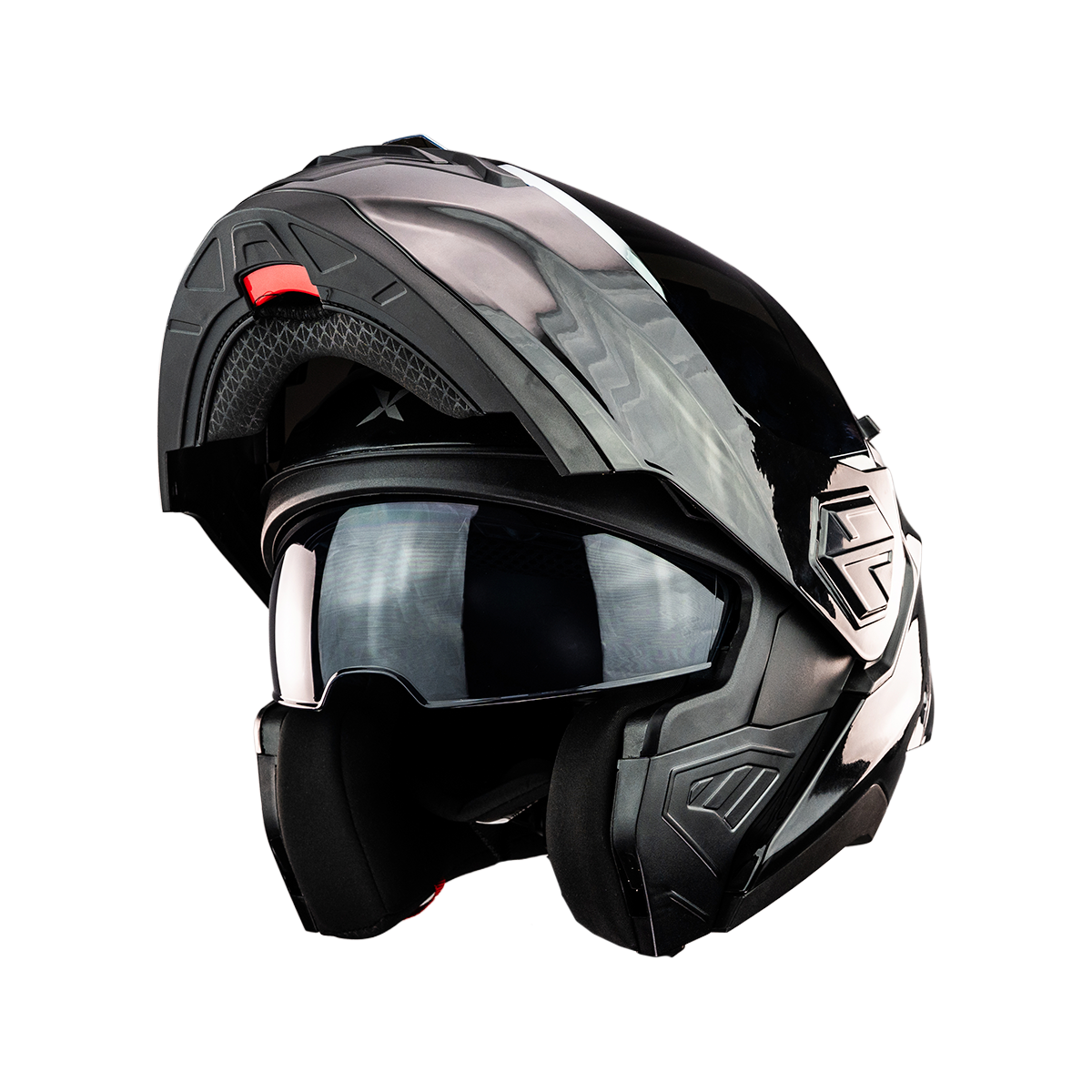 CASCO ALPHA NEGRO GLOSSY