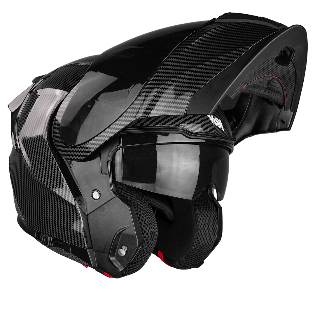 CASCO APEX CARBÓN NEGRO Cascos KOV + de motociclista