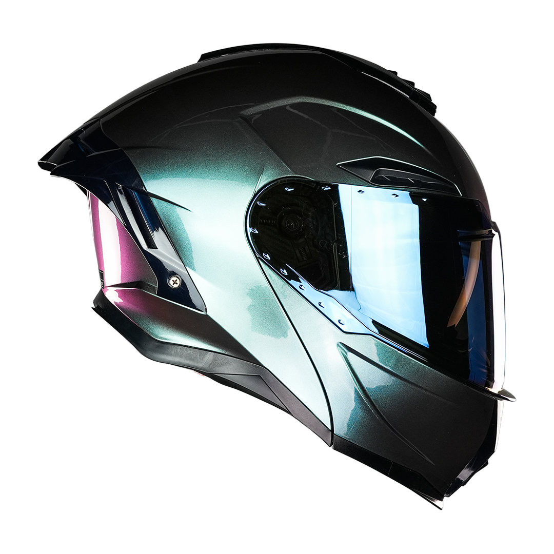 CASCO APOLO CAMALEON VERDE Cascos KOV + de motociclista