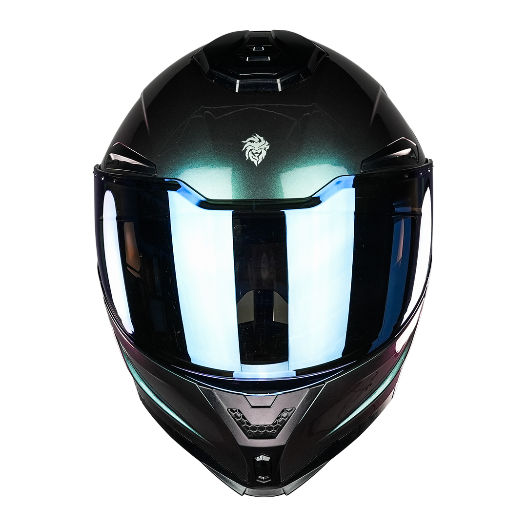 CASCO APOLO CAMALEON VERDE Cascos KOV + de motociclista