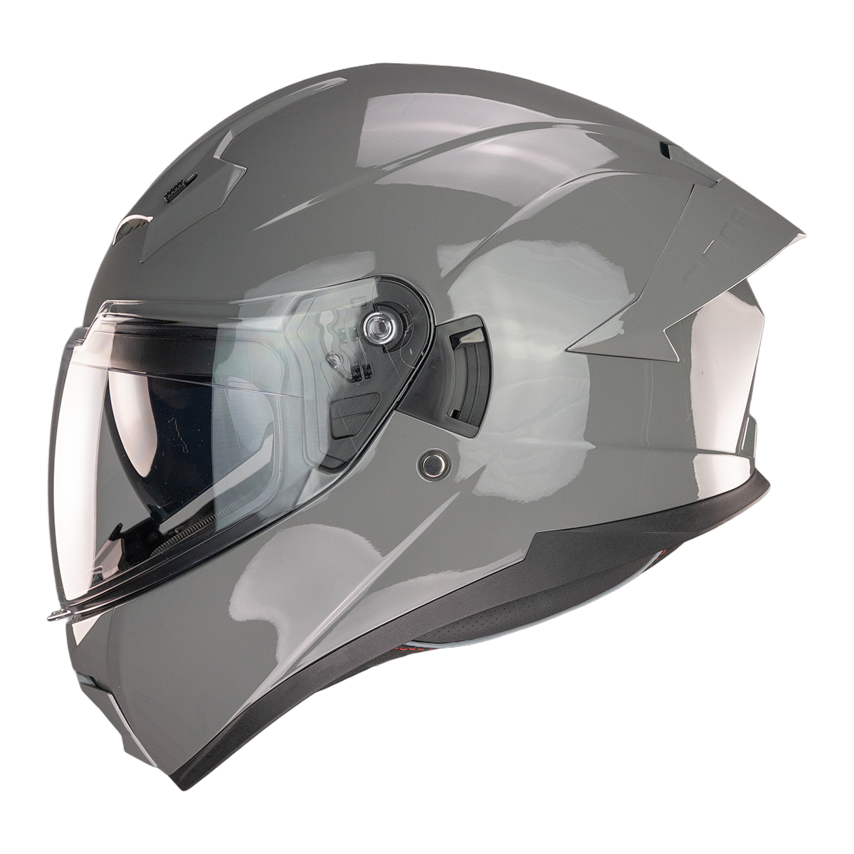 CASCO BETA GRIS BRILLANTE Cascos KOV + de motociclista