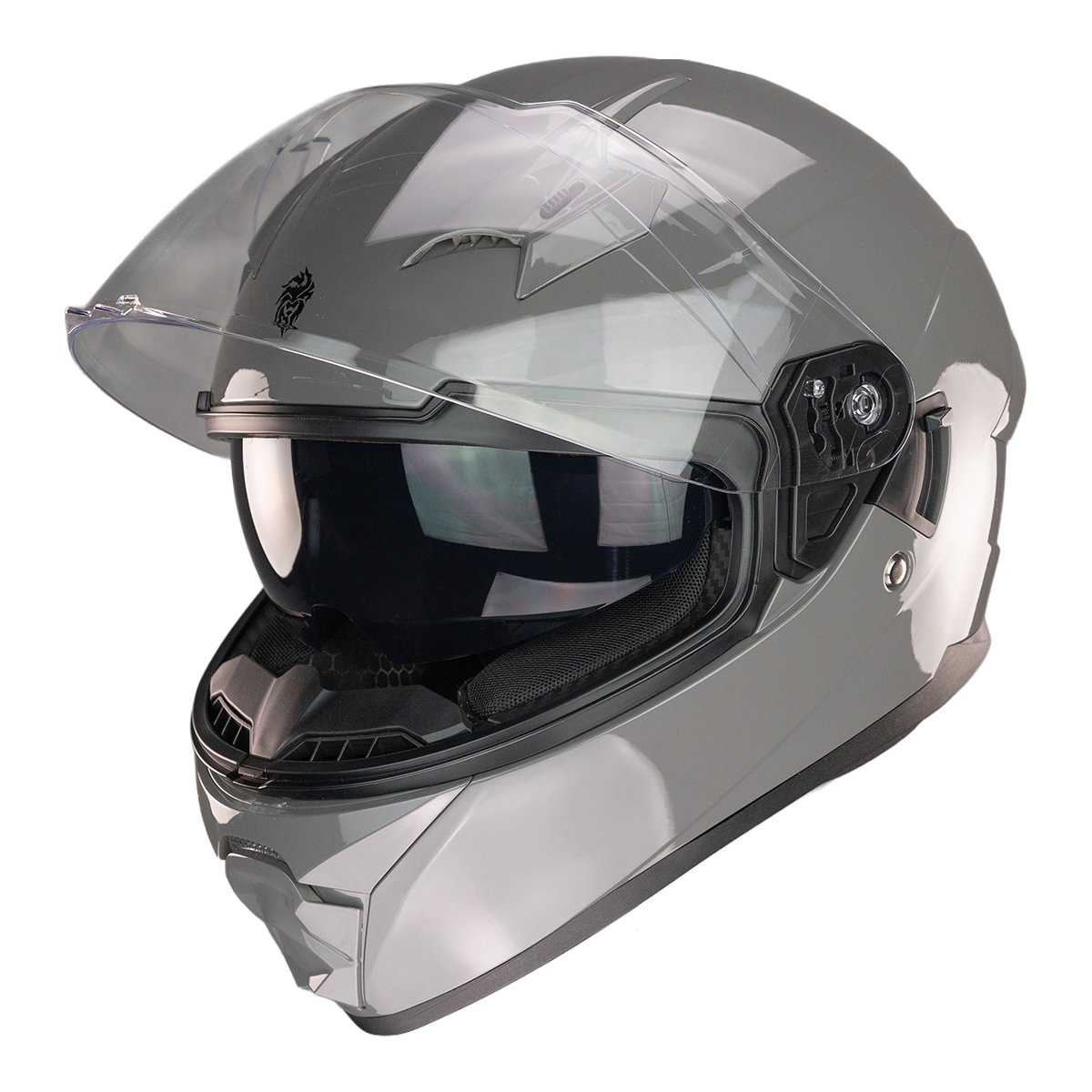 CASCO BETA GRIS BRILLANTE Cascos KOV + de motociclista