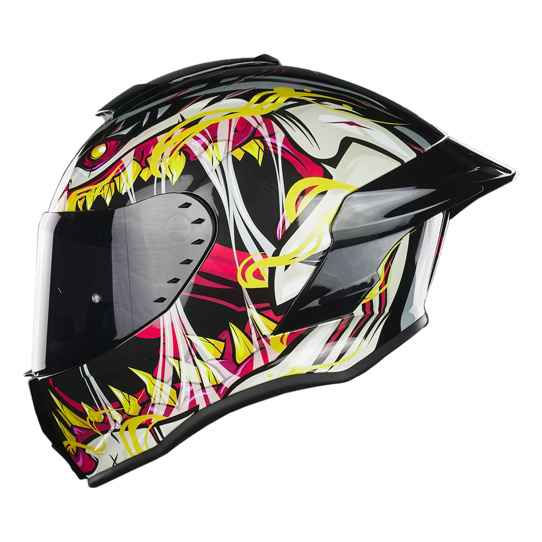 CASCO BUSTER SKUALO NEGRO Cascos KOV + de motociclista