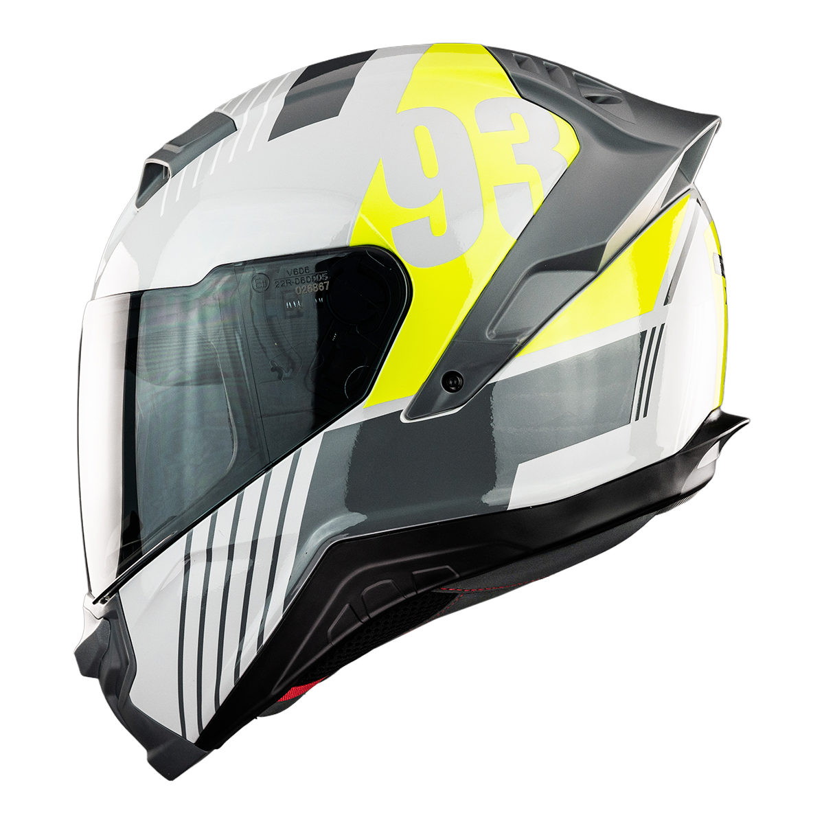 CASCO LOWEN SONICO GRIS NEON Cascos X-KOV + de motociclista