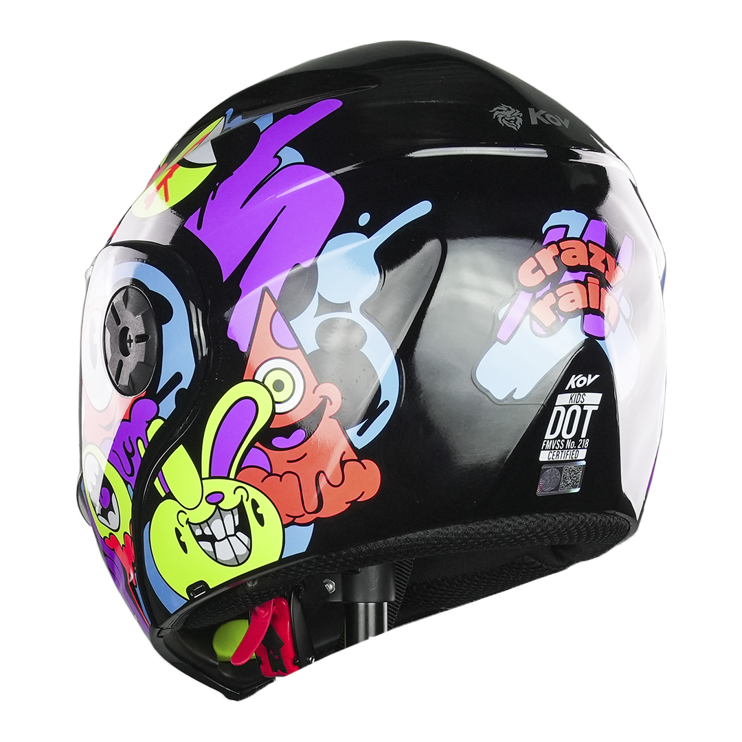 CASCO PARA NIÑO CRAZY RAIN Cascos KOV + de motociclista