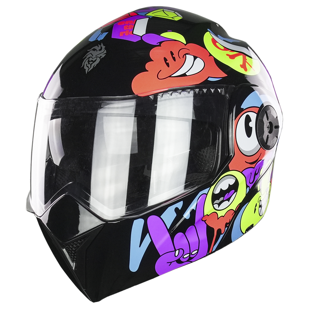 CASCO PARA NIÑO CRAZY RAIN Cascos KOV + de motociclista