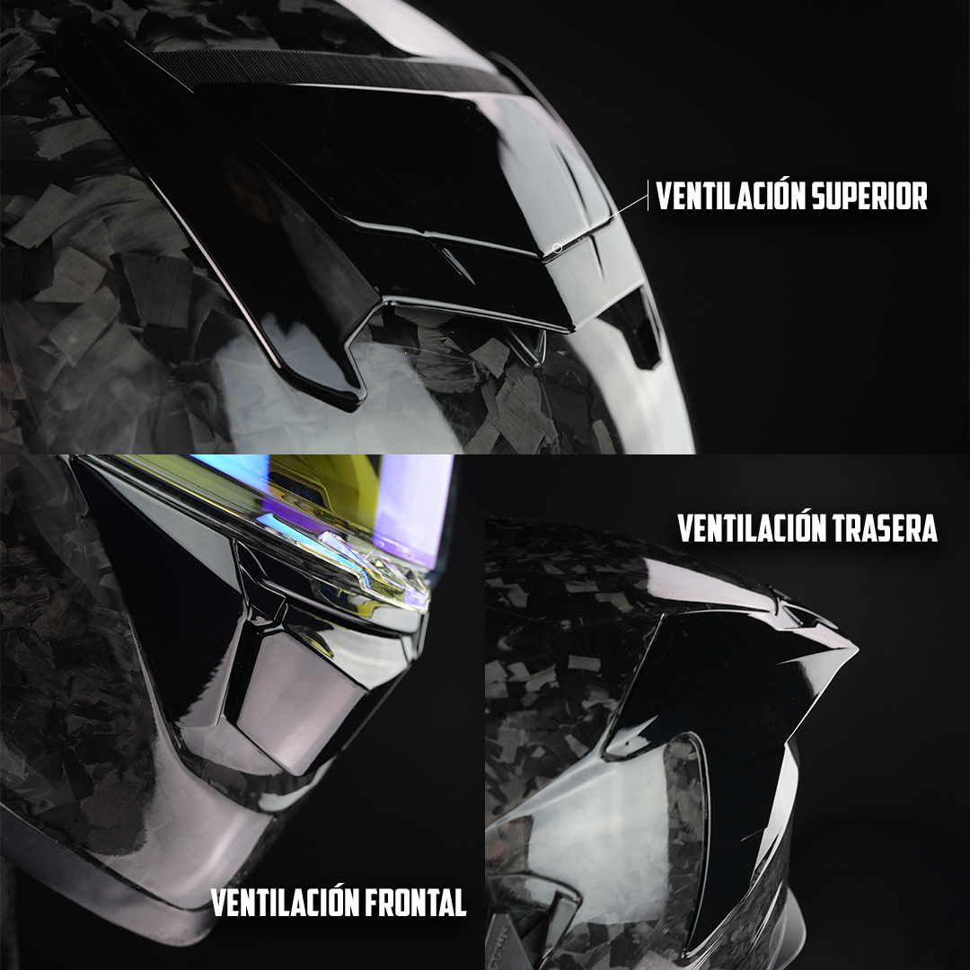 CASCO NEXUS FIBRA DE CARBONO Cascos X-KOV + de motociclista