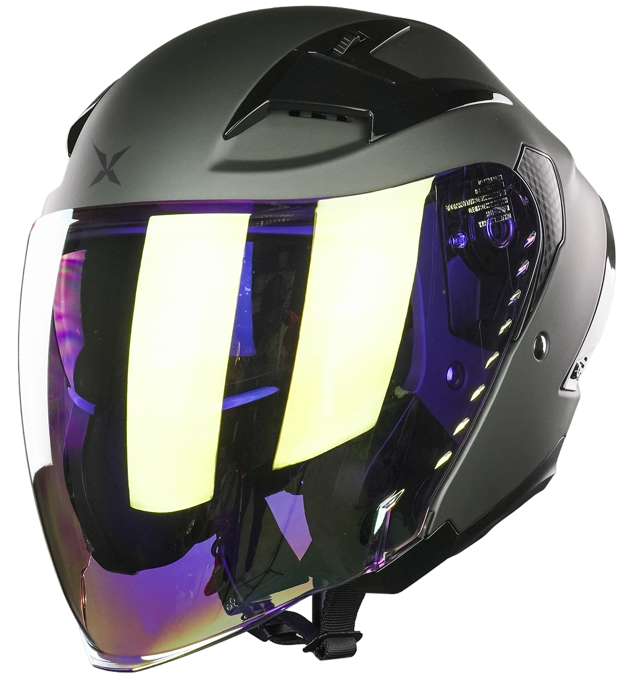 CASCO QUAKE GRIS MATE Cascos X-KOV + de motociclista