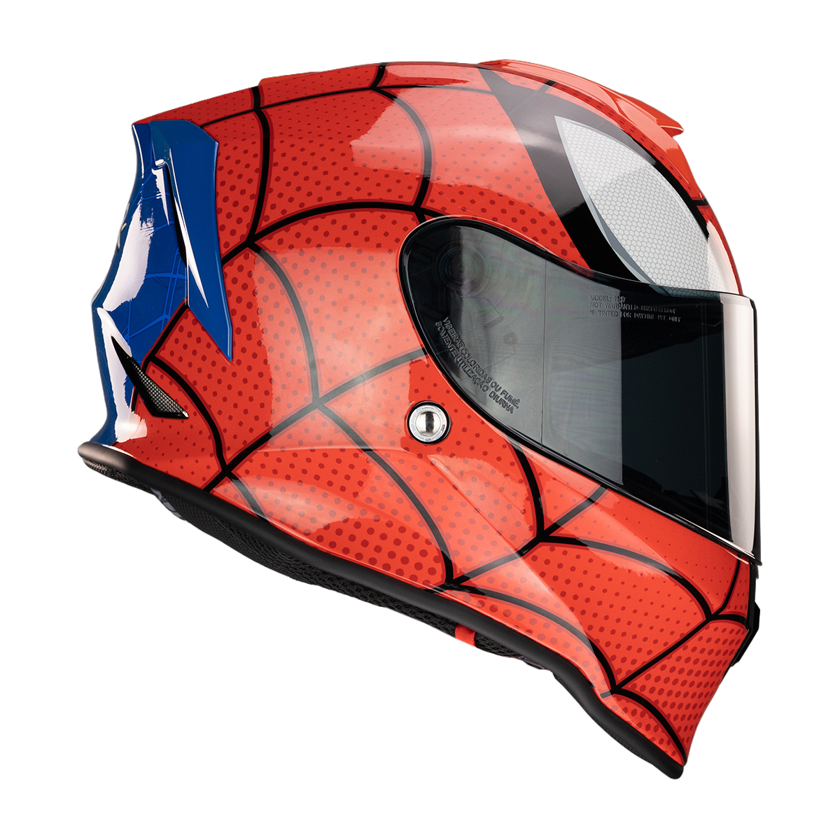 PREVENTA CASCO KROON MARVEL SPIDERMAN Cascos KOV + de motociclista