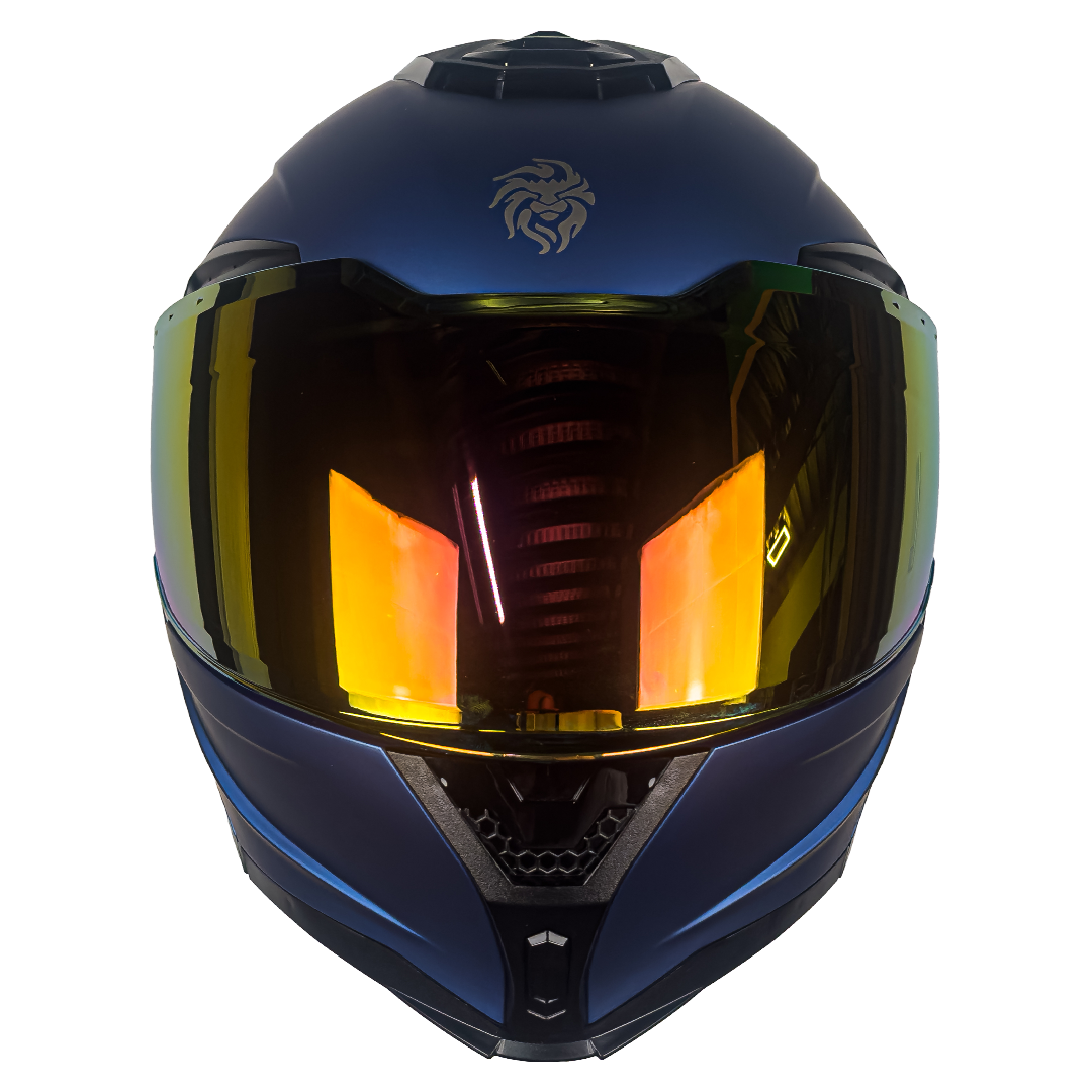 CASCO APOLO AZUL MATE Cascos KOV + de motociclista