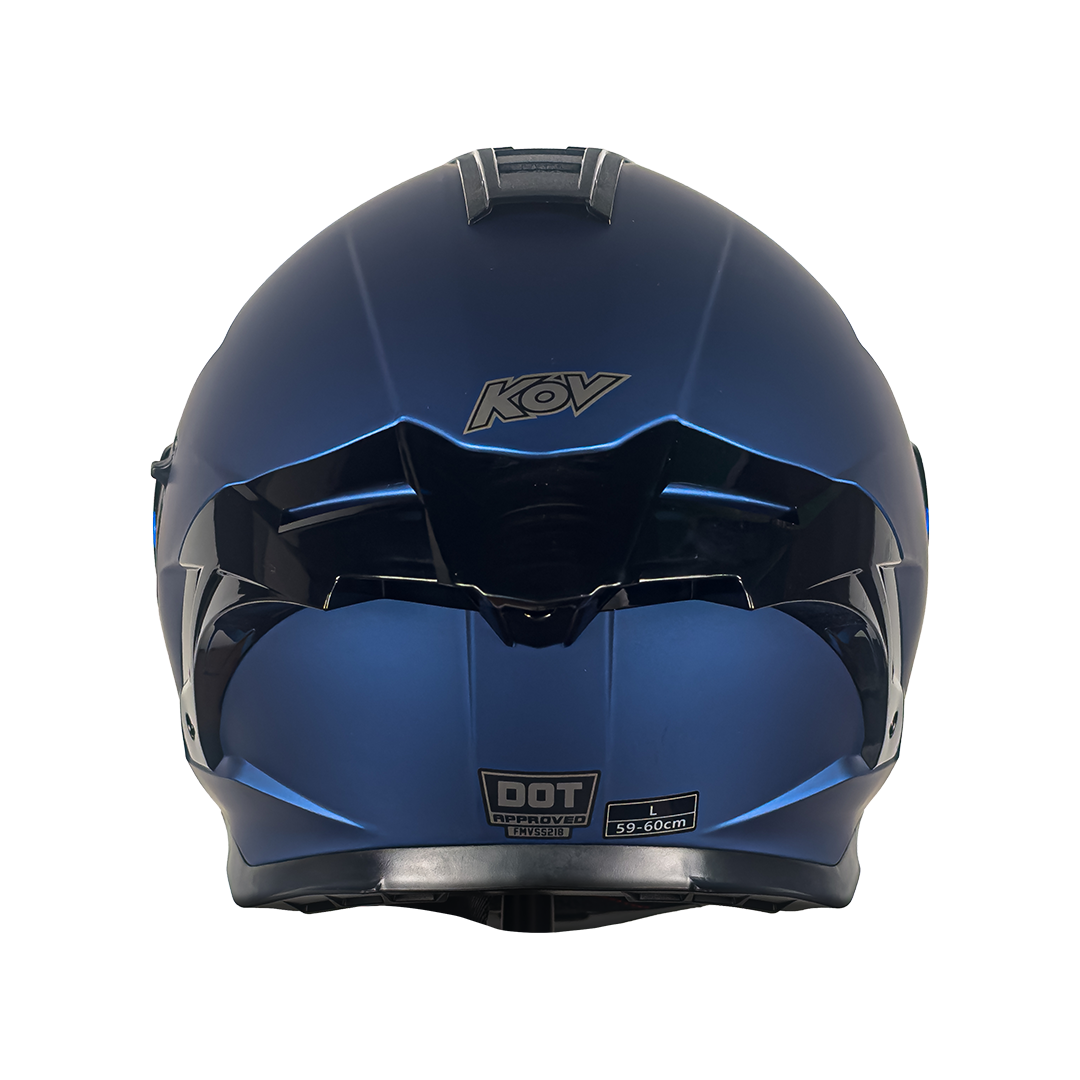CASCO APOLO AZUL MATE Cascos KOV + de motociclista