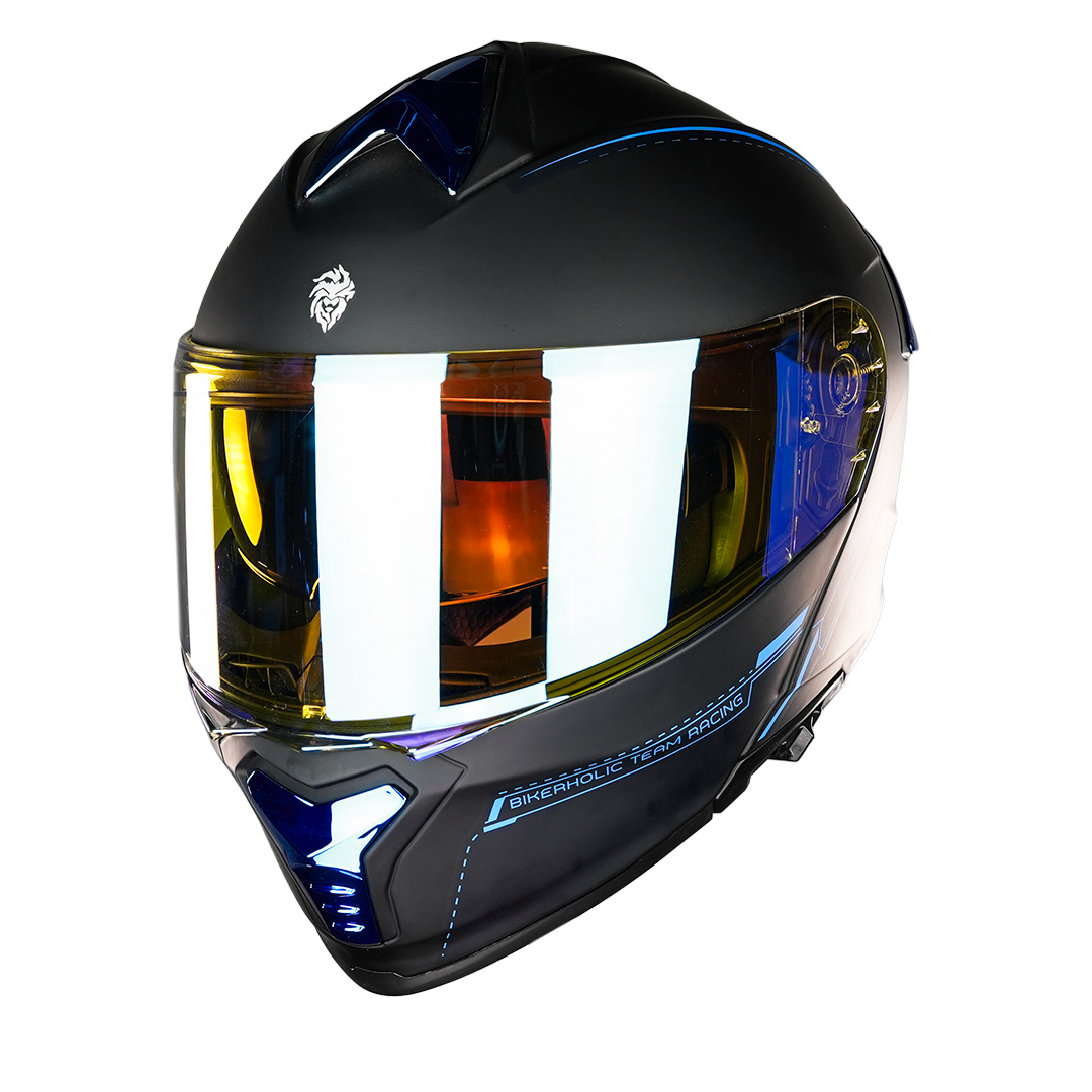 CASCO THUNDER RACING BLUE Cascos KOV + de motociclista