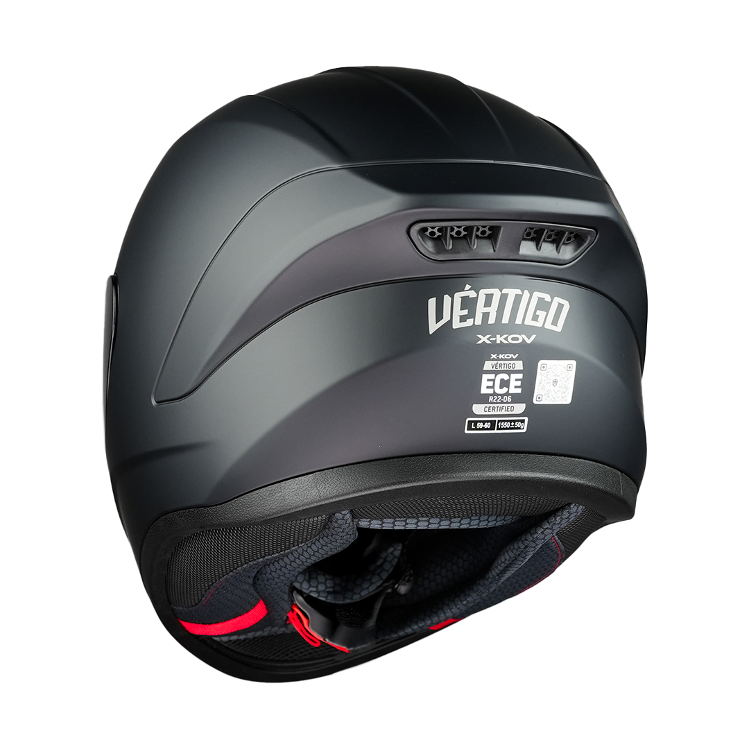 CASCO VERTIGO NEGRO MATE Cascos X-KOV + de motociclista