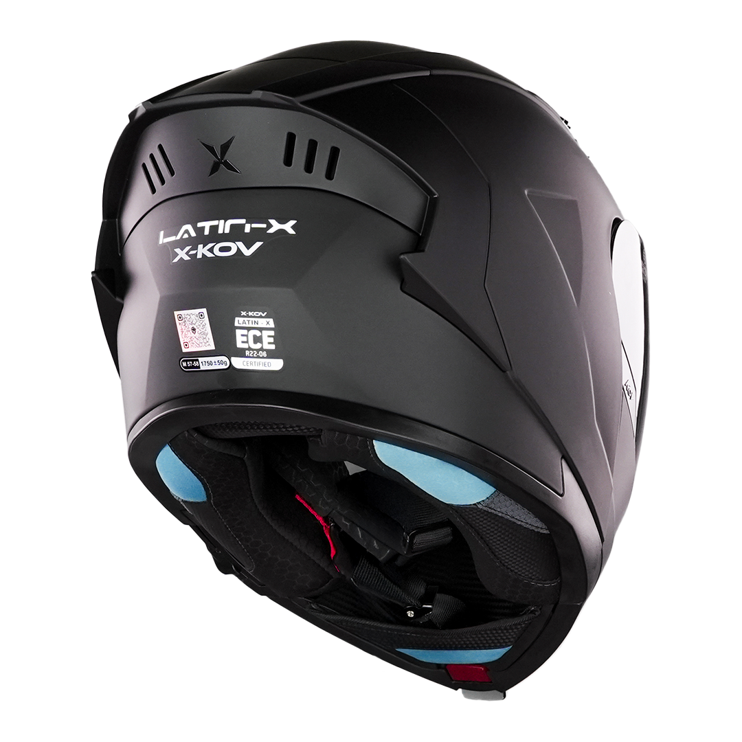 CASCO LATIN X NEGRO MATE Cascos X-KOV + de motociclista