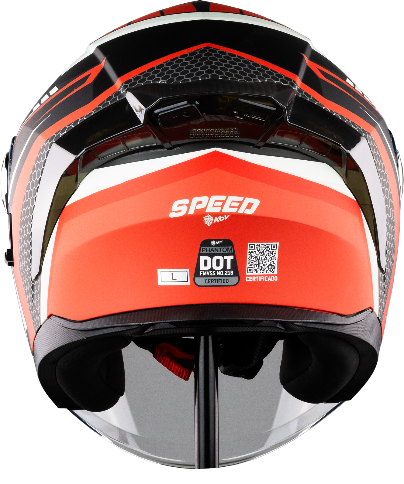 CASCO PHANTOM SPEED RED LED Cascos KOV + de motociclista