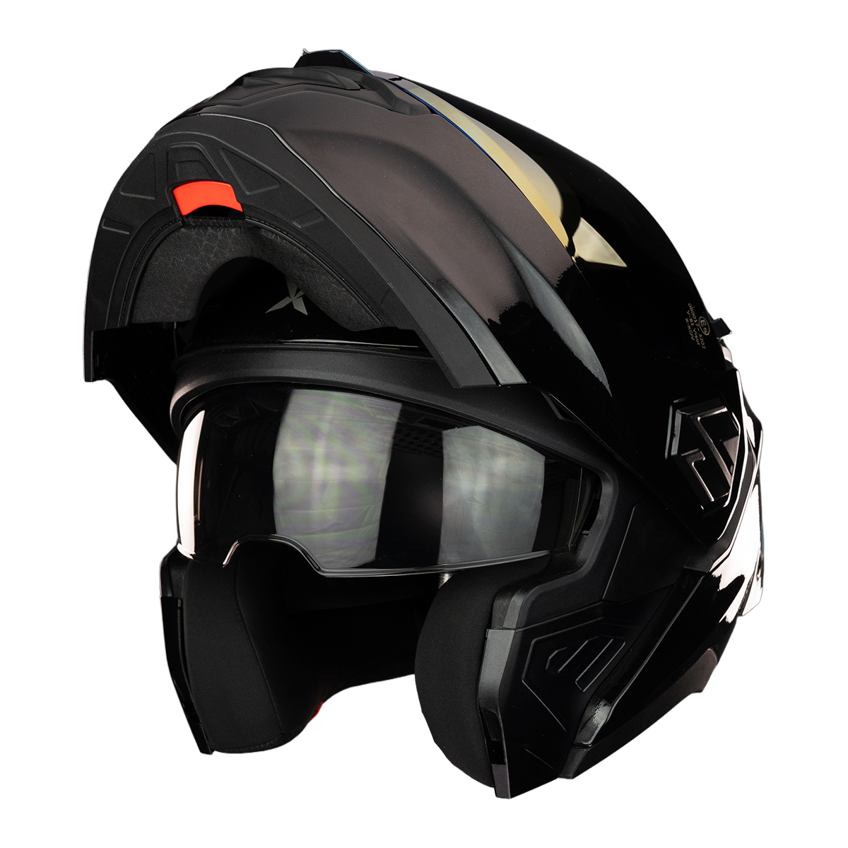 CASCO ALPHA NEGRO DORADO