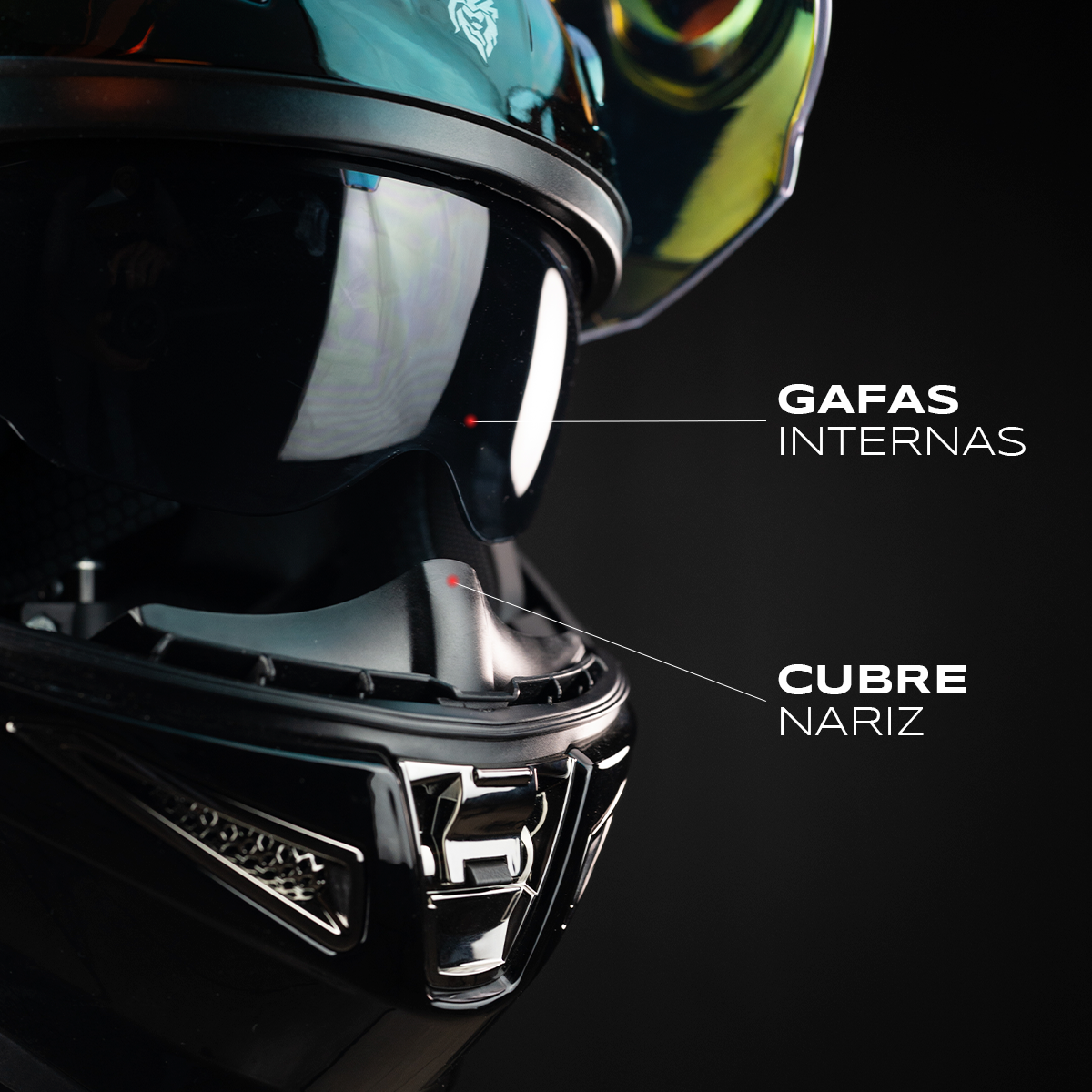 CASCO TOKYO NEGRO GLOSSY