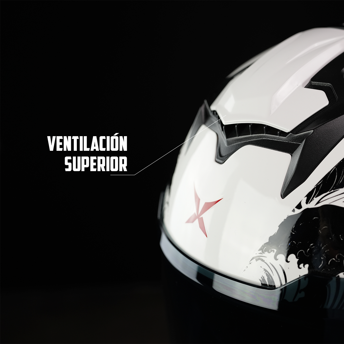 CASCO EXPLORER ZAYGO BLANCO Cascos X-KOV + de motociclista