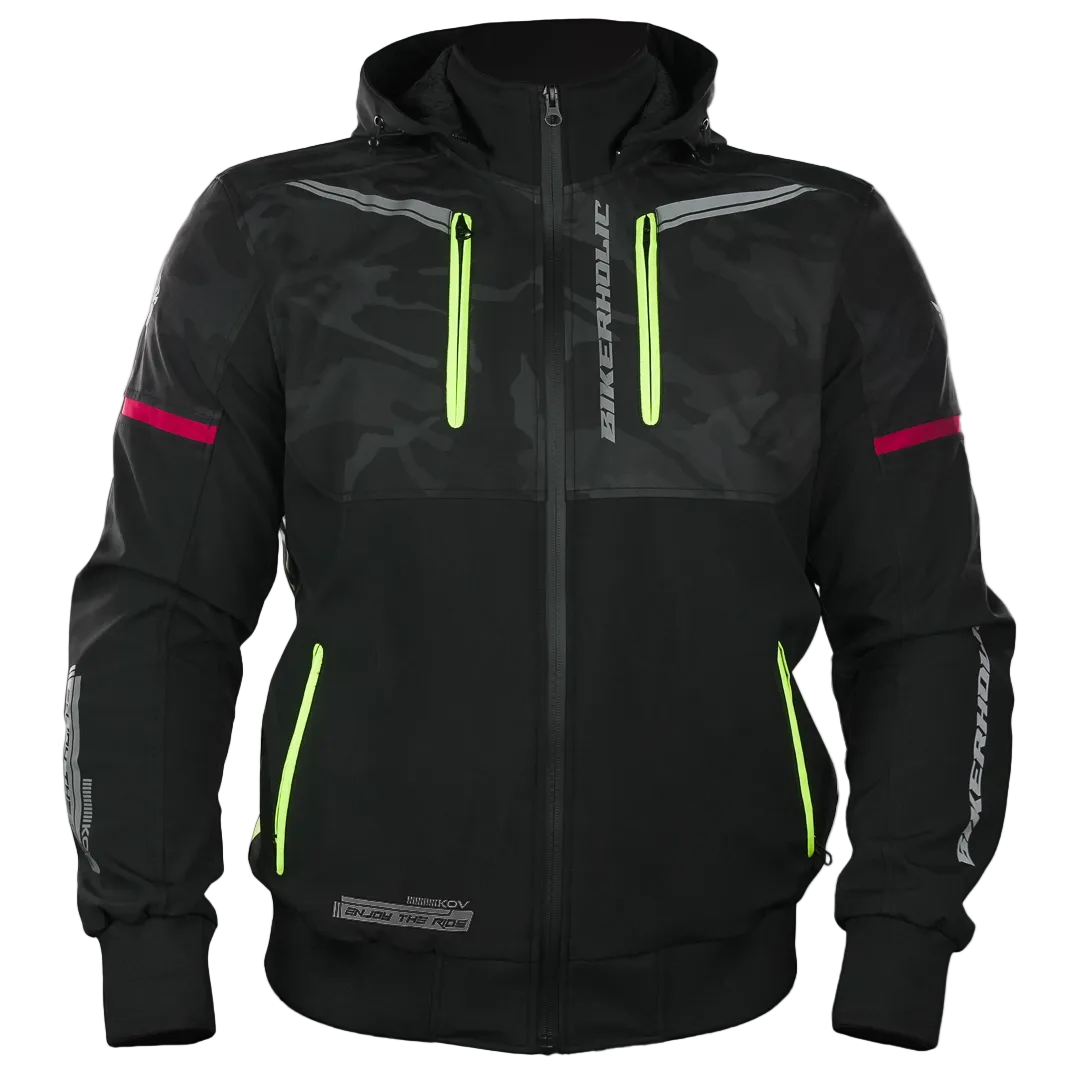 CHAMARRA STORM NEON ROJA