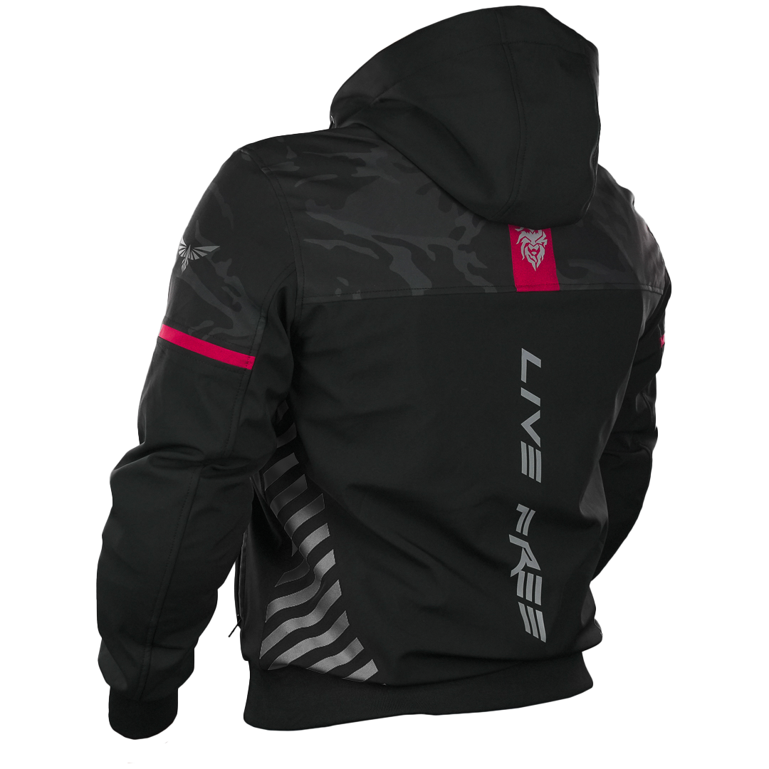 CHAMARRA STORM NEON ROJA